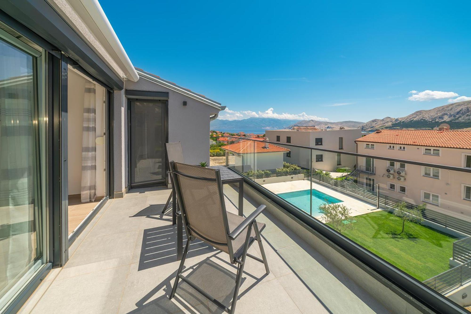 Poolside Apartments Anabella Baska  Luaran gambar