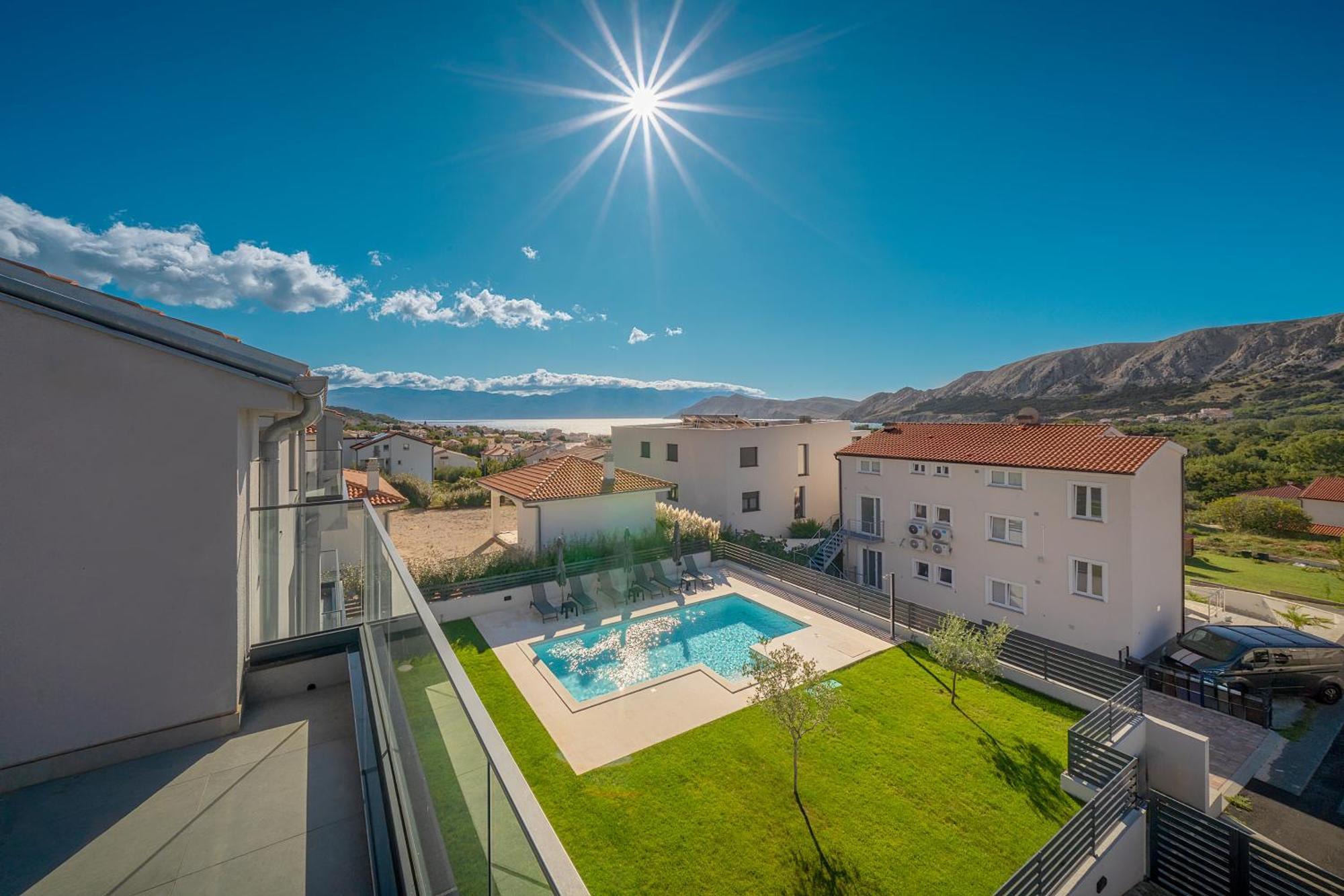 Poolside Apartments Anabella Baska  Luaran gambar