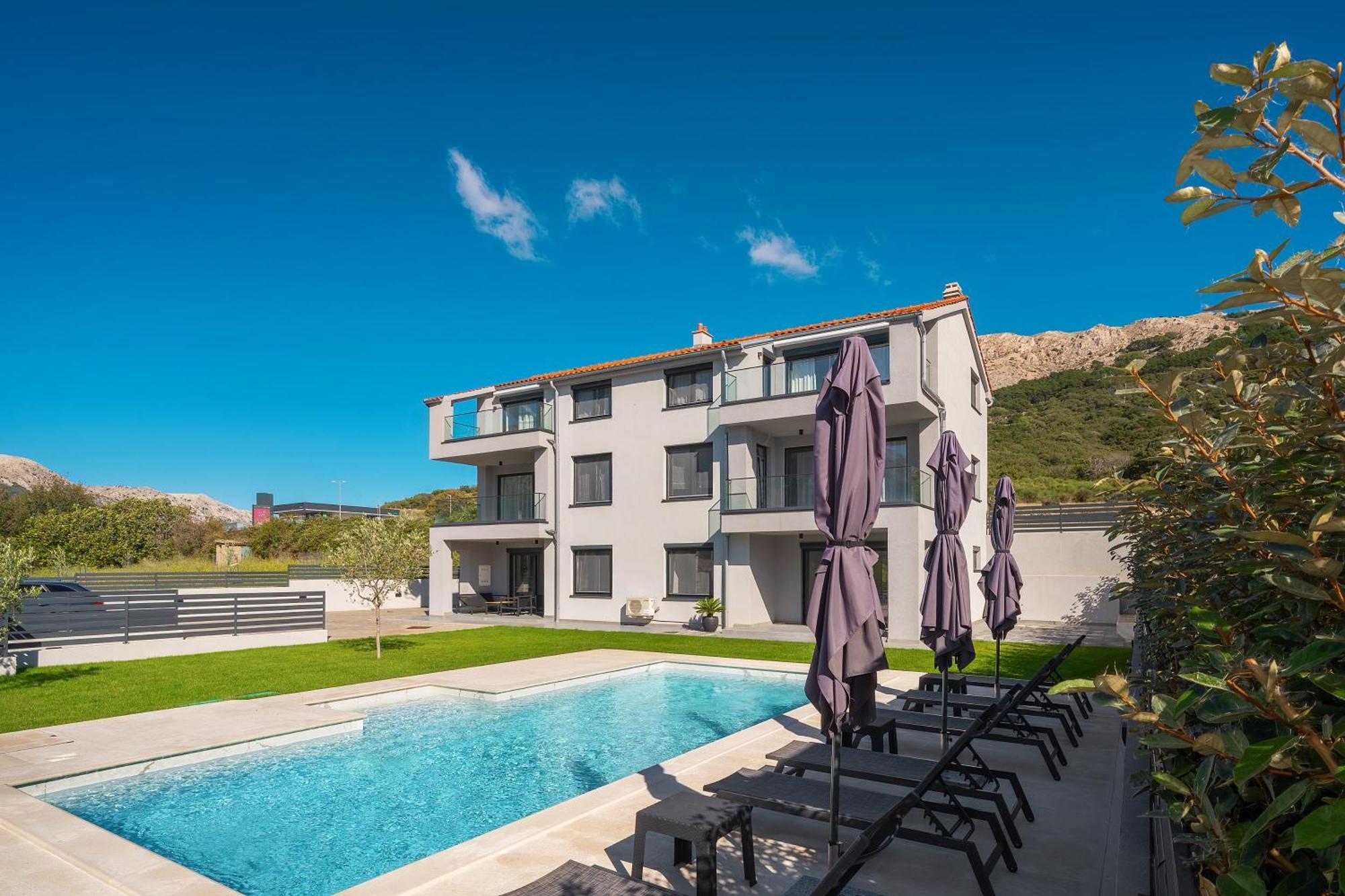 Poolside Apartments Anabella Baska  Luaran gambar