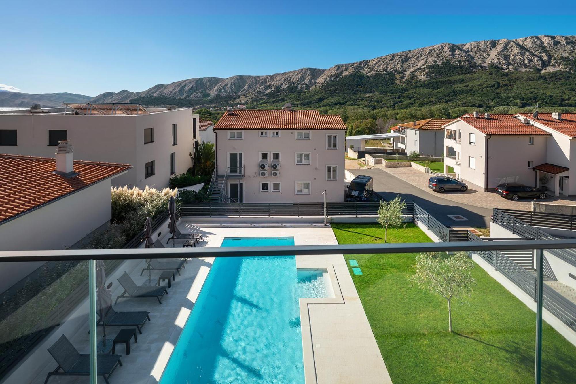 Poolside Apartments Anabella Baska  Luaran gambar